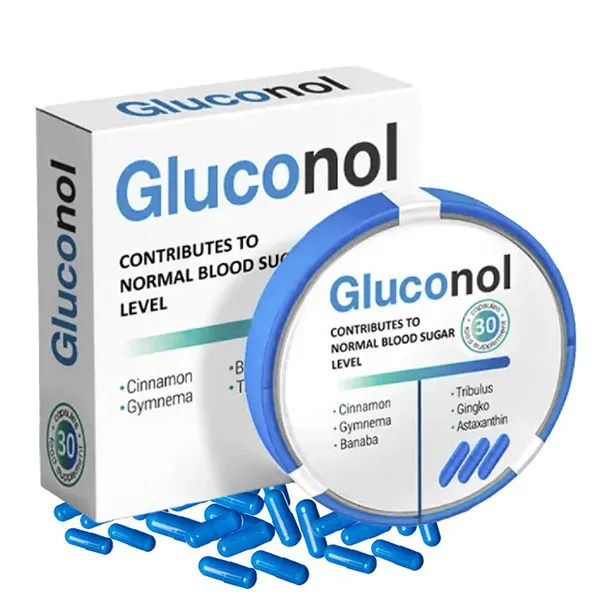 Gluconol kapsuly s prírodnými extraktmi na podporu metabolizmu glukózy a vyrovnanej hladiny energie