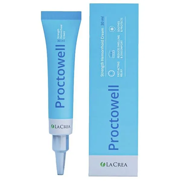 Proctowell krém na hemoroidy s prírodnými výťažkami z konského gaštanu, aloe a harmančeka